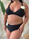 copy_Раздельный купальник PLUS SIZE чёрный с объёмными цветами XL&ndash;4XL SW4109-xl фото 2