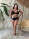 copy_Раздельный купальник PLUS SIZE чёрный с объёмными цветами XL&ndash;4XL SW4109-xl фото 3