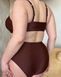 Роздільний купальник PLUS SIZE коричневий 4XL SW4031 фото 5