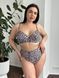 Раздельный купальник PLUS SIZE пудровый с леопардовым принтом 4XL SW3596-4xl фото 2