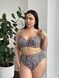 Раздельный купальник PLUS SIZE пудровый с леопардовым принтом 4XL SW3596-4xl фото 1